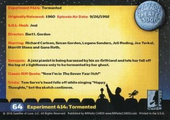 2018 RRParks Mystery Science Theater 3000 Series Two - Experiments #64 Experiment 414: Tormented Back