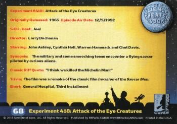 2018 RRParks Mystery Science Theater 3000 Series Two - Experiments #68 Experiment 418: Attack of the Eye Creatures Back