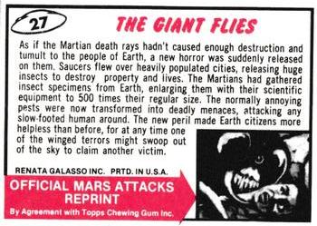 1984 Renata Galasso Mars Attacks Reprint #27 The Giant Flies Back