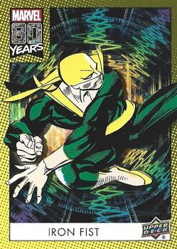 2019 Upper Deck Marvel 80th Anniversary - Color Spike #88 Iron Fist Front