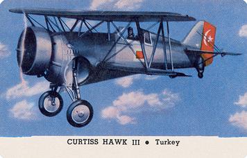 1940 Card-O Aeroplanes Series B (R112-3) #NNO Curtiss Hawk III Front