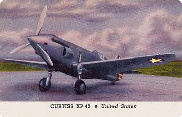 1940 Card-O Aeroplanes Series B (R112-3) #NNO Curtiss XP-42 Front