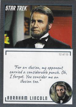 2020 Rittenhouse Star Trek The Original Series Archives & Inscriptions #94-12 Abraham Lincoln Front