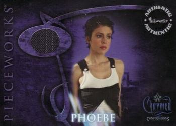 2005 Inkworks Charmed Conversations - Pieceworks #PWCC7 Phoebe Halliwell Front