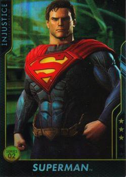2019 Raw Thrills Injustice Arcade: Gods Among Us Series 2 - Foil #46 Superman Front