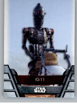 2020 Topps Star Wars Holocron Series #BH-16 IG-11 Front