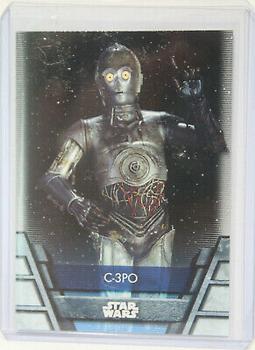 2020 Topps Star Wars Holocron Series #Rep-8S C-3PO Front