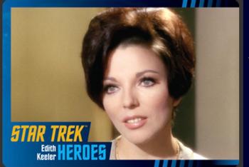 2020 Rittenhouse Star Trek The Original Series Archives & Inscriptions - Heroes & Villains Metal #42a Alternate Edith Keeler Front