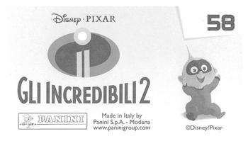 2018 Panini The Incredibles 2 Album Stickers #58 A Mountain-Top Mansion Back