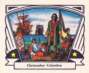 1930-39 M.J. Holloway & Co. Adventure Pictures (R2) #1 Christopher Columbus Front