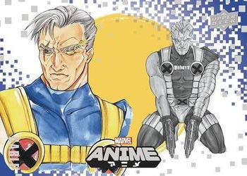 2020 Upper Deck Marvel Anime #65 Cable Front