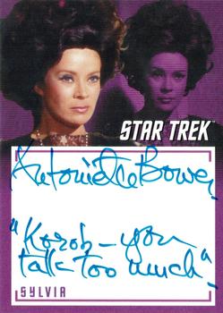 2018 Rittenhouse Star Trek The Original Series The Captain's Collection - Autographed Inscriptions #A10 Antoinette Bower Front