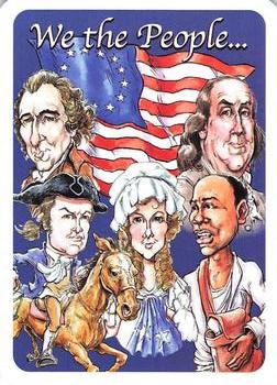 2019 Hero Decks Heroes of the American Revolution Playing Cards #J♥ Paul Revere Back