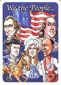 2019 Hero Decks Heroes of the American Revolution Playing Cards #Q♥ Dolley Madison Back