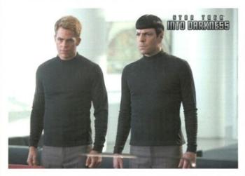 2014 Rittenhouse Star Trek Movies #23 Kirk and Spock inform Admiral Marcus that John Front