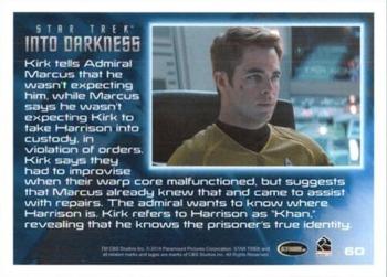2014 Rittenhouse Star Trek Movies #60 Kirk tells Admiral Marcus that he wasn't expecting Back