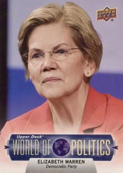2020 Upper Deck Presidential Weekly Packs - World of Politics Primary Candidates #PC-EW Elizabeth Warren Front
