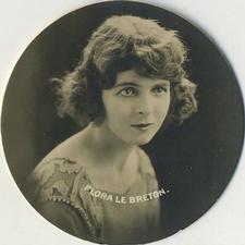 1924 Godfrey Phillips Cinema Stars (Circular) #NNO Flora Le Breton Front