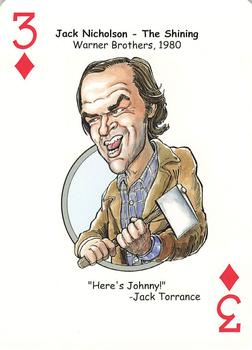2006 Hero Decks Hooray for Hollywood Playing Cards #3♦ Jack Nicholson Front