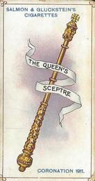 1911 Salmon & Gluckstein Coronation Series #14 Queen's Sceptre Front