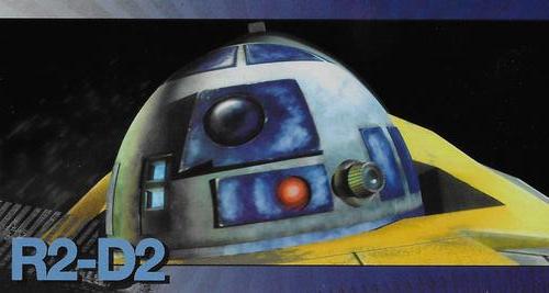 2009 Topps Widevision Star Wars: The Clone Wars - Foil Character #12 R2-D2 Front