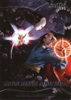 2020 SkyBox Marvel Masterpieces - Battle Spectra #BS15 Doctor Strange vs. Mr. Misery Front