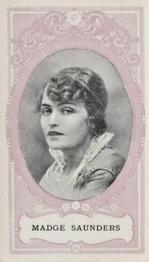1916 Scissors Actresses (Mauve Surround) #15 Madge Saunders Front