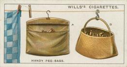 1930 Wills's Household Hints (2nd Series) #31 Handy Peg-bags Front