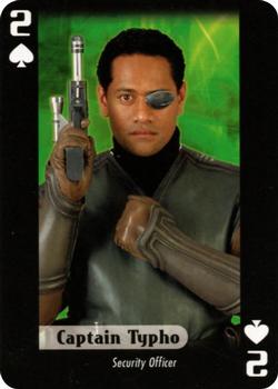 2007 Star Wars Fan Club Star Wars Heroes and Villains Playing Cards #2♠ Captain Typho Front