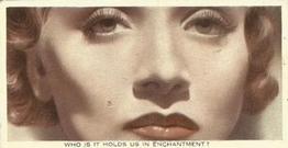 1936 Ardath Who Is This? #13 Marlene Dietrich Front