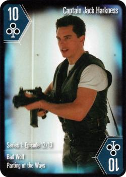 2004 Cartamundi Doctor Who Playing Cards #10♣ Captain Jack Harkness Front