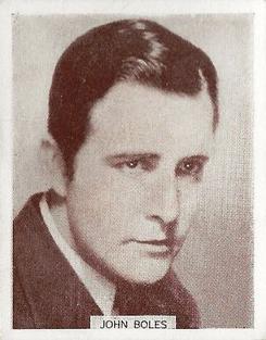 1933 Wills's Famous Film Stars (Medium Size) #55 John Boles Front