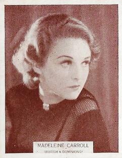 1933 Wills's Famous Film Stars (Medium Size) #99 Madeleine Carroll Front