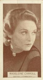 1933 Wills's Famous Film Stars (Small Images) #99 Madeleine Carroll Front