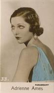 1935 C & T Bridgewater Film Stars (4th Series) #33 Adrienne Ames Front