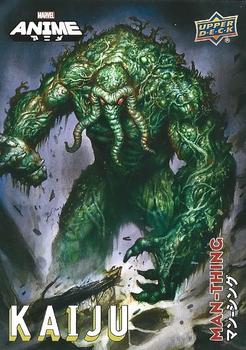 2020 Upper Deck Marvel Anime - Kaiju #K-7 Man-Thing Front