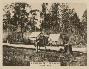 1925 Wills's Australian Scenic Series #6 A Married Settlers Home, Batlow, NSW Front