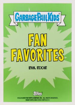 2020 Topps Garbage Pail Kids 35th Anniversary - Fan Favorites #FV-9b Evil Eddie Back