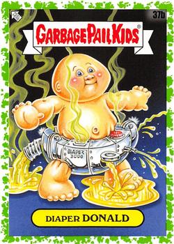 2020 Topps Garbage Pail Kids 35th Anniversary - Booger Green #37b Diaper Donald Front