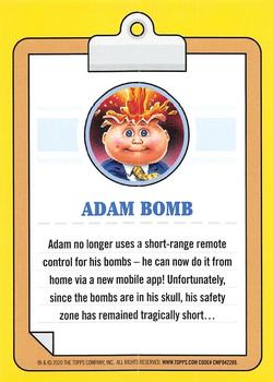 2020 Topps Garbage Pail Kids 35th Anniversary - Jelly Purple #1a Adam Bomb Back