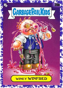 2020 Topps Garbage Pail Kids 35th Anniversary - Jelly Purple #20b Winey Winfred Front
