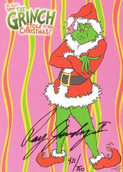 2000 Dynamic Forces How the Grinch Stole Christmas - Artist Autographs #71 Ray Goudey II Front