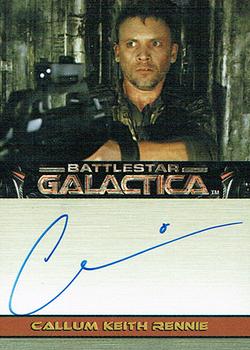 2005 Rittenhouse Battlestar Galactica Premiere Edition - Autographs #NNO Callum Keith Rennie Front
