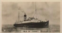 1928 Wills's Ships and Shipping #6 Isle of Thanet Front