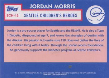 2020 Topps Seattle Children's Heroes #SCH-13 Jordan Morris Back