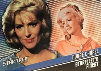 2004 Rittenhouse The Quotable Star Trek Original Series - Starfleet's Finest #F8 Majel Barrett Front