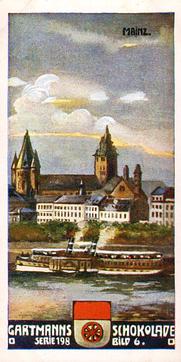 1907 Gartmann Am Rhein (On the Rhine) Serie 198 #6 Mainz Front