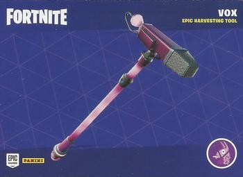 2020 Panini Fortnite Series 2 - Harvesting Tools #H34 Vox / Vanquisher Front