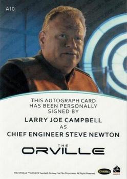 2020 Rittenhouse The Orville Archives Autograph Edition - Full-Bleed Autographs #A10 Larry Joe Campbell Back