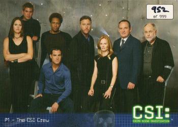 2004 Strictly Ink CSI Series 2 - Preview #P1 The CSI Crew Front